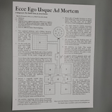 Ecce Ego Usque Ad Mortem