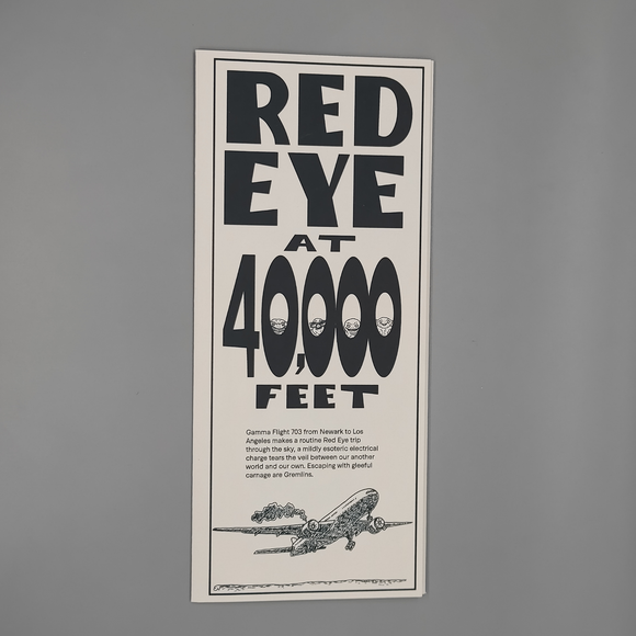Red Eye at 40,000 Feet
