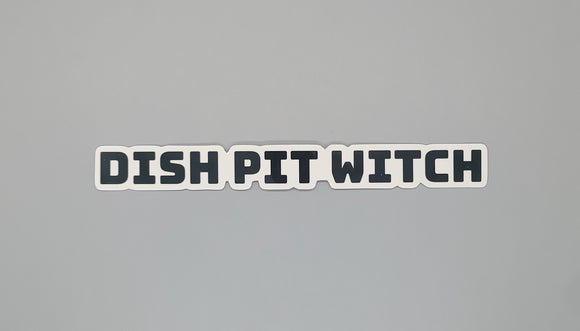 Dish Pit Witches Sticker
